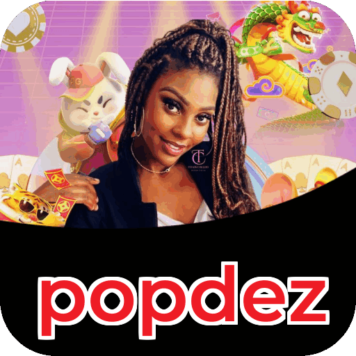 Interface do aplicativo popdez mostrando jogos disponíveis no iOS e Android