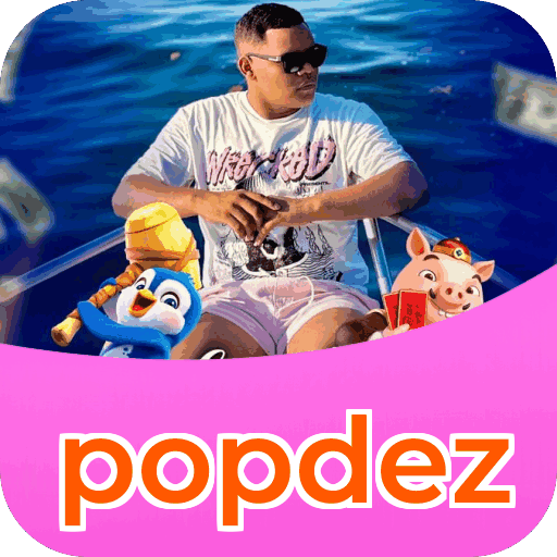 Plataforma popdez mostrando interface moderna, jogos certificados e recursos de segurança licenciados